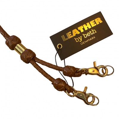 MG Lanyard double, cognac