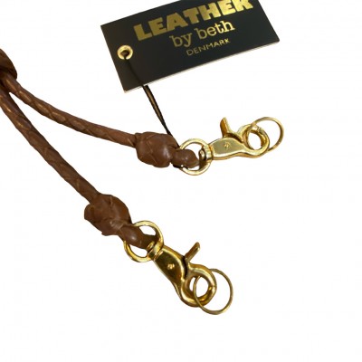 MG Lanyard double, cognac