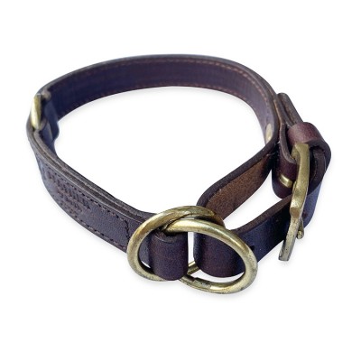 Zugstopp-Halsband, Braun, verstellbar & extra stark