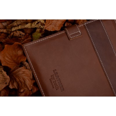 A5 Bullet Journal cover in cognac, danish design