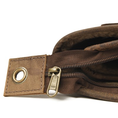 Blixen shotgun slip in Crazy Horse leather
