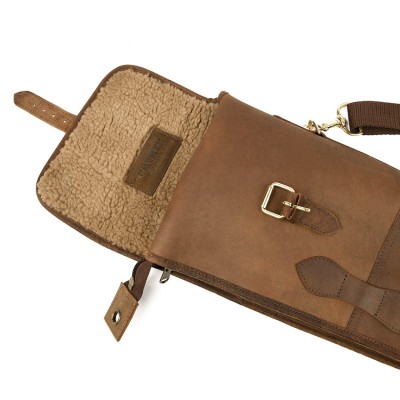 Blixen shotgun slip in Crazy Horse leather