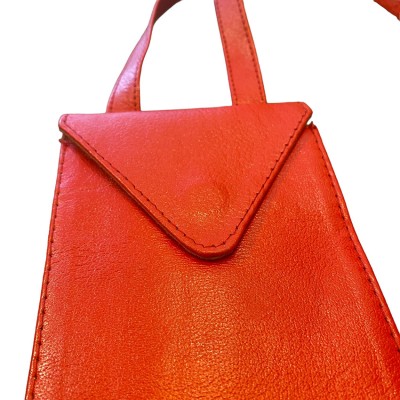 Citywalk mobile bag, red leather, danish design