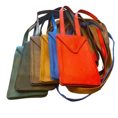 Citywalk Mobil-Tasche, Rotes Leder, dänisches Design