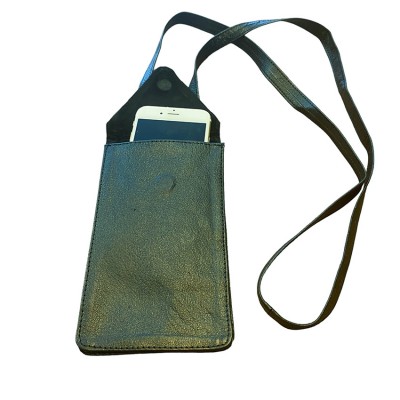 Citywalk Mobil-Tasche, Grünes Leder, dänisches Design