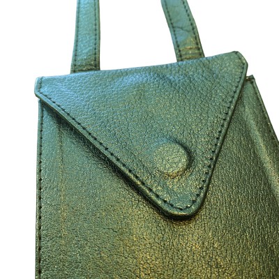 Citywalk mobile bag, green leather, danish design