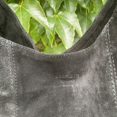 Citywalk Shopper, Schwarzes Wildleder, dänisches Design