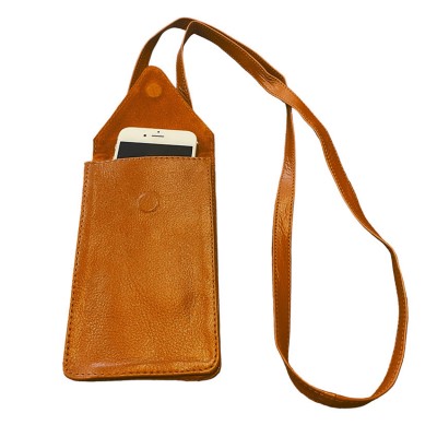 Citywalk Mobil-Tasche, Orange Leder, dänisches Design