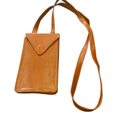 Citywalk Mobil-Tasche, Orange Leder, dänisches Design