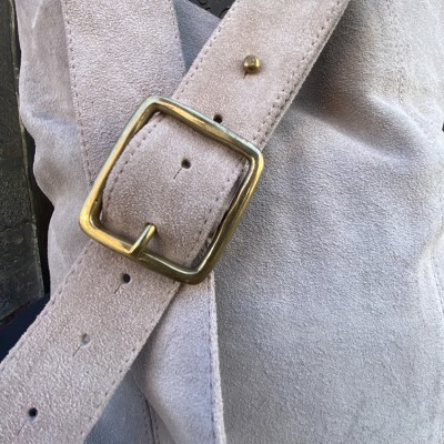 Citywalk shopper, créme suede leather, danish design