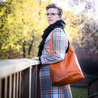 Citywalk shopper, orange, danish design