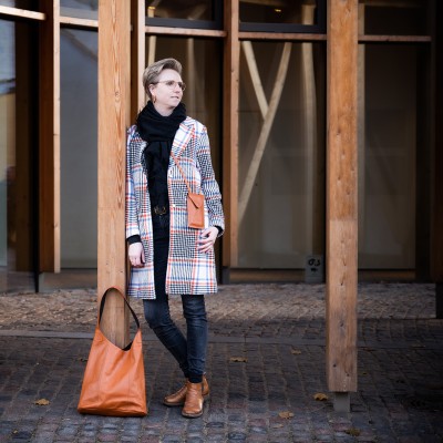 Citywalk shopper, orange, danish design