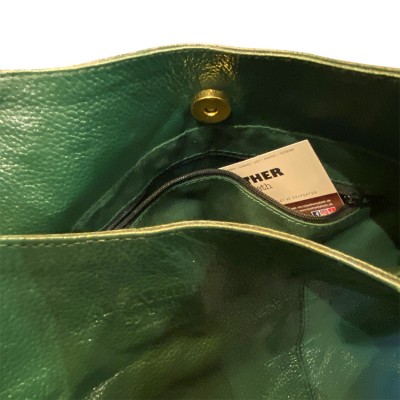 CITYWALK shopper, grøn læder, dansk design