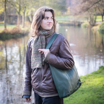 Citywalk shopper, green, danish design