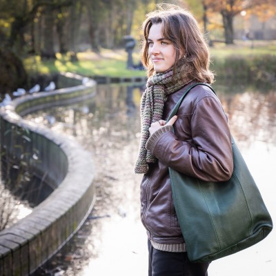 Citywalk shopper, green, danish design