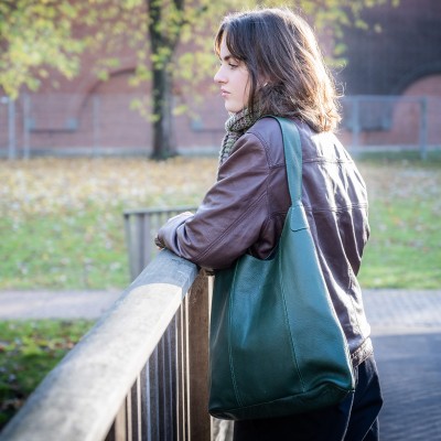 Citywalk shopper, green, danish design