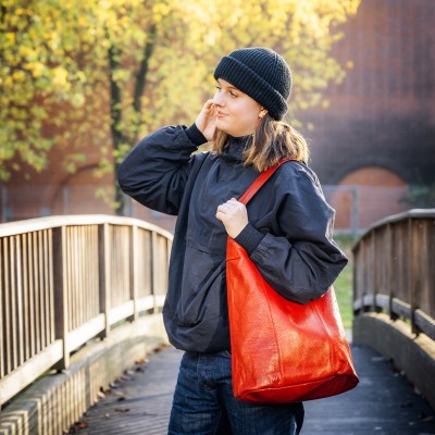 Citywalk shopper, red, danish design