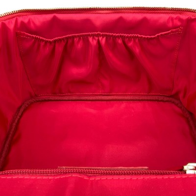Hilton Beautyboks, rotes Cashmere Grain Leder