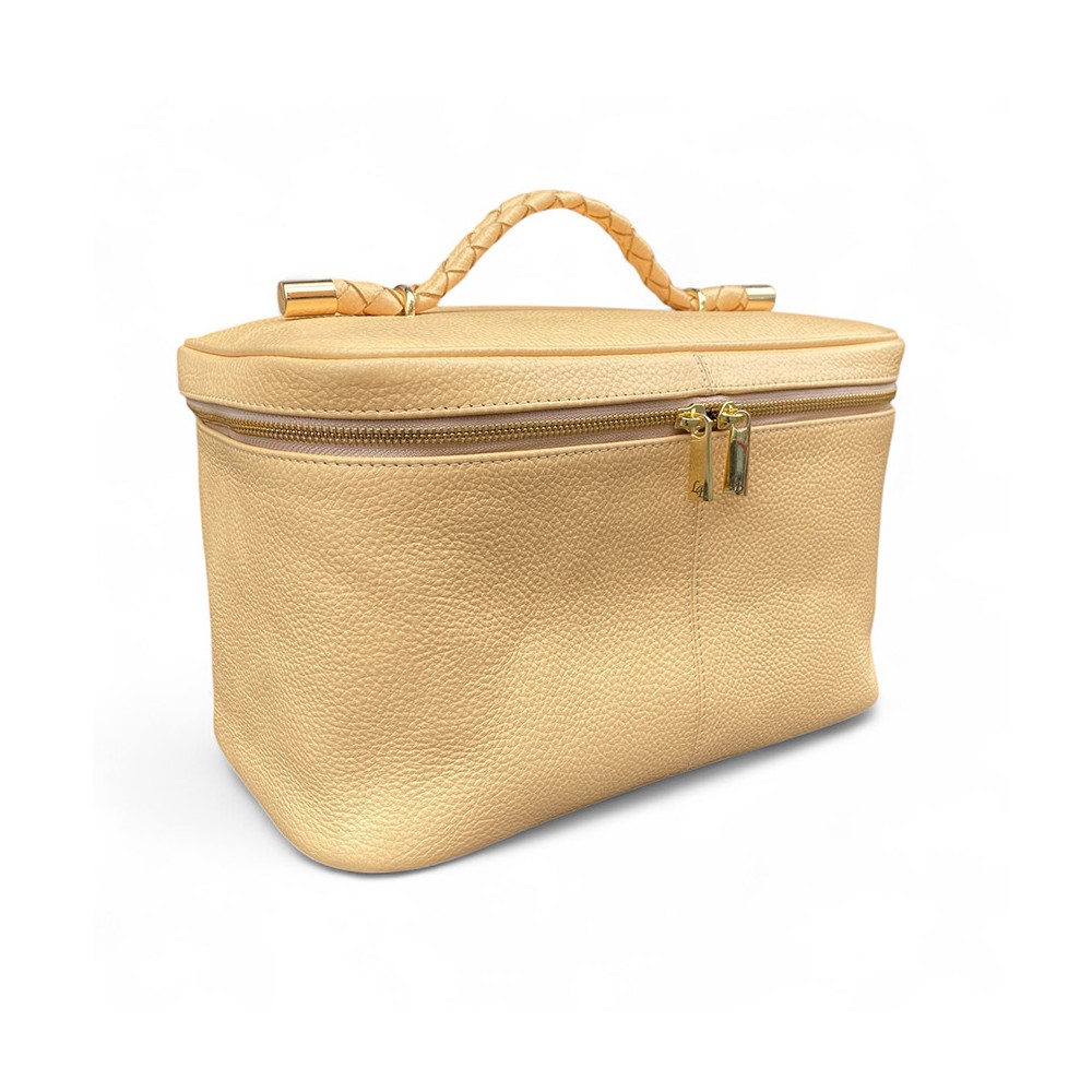Hilton Beautyboks, créme Cashmere Grain Leder