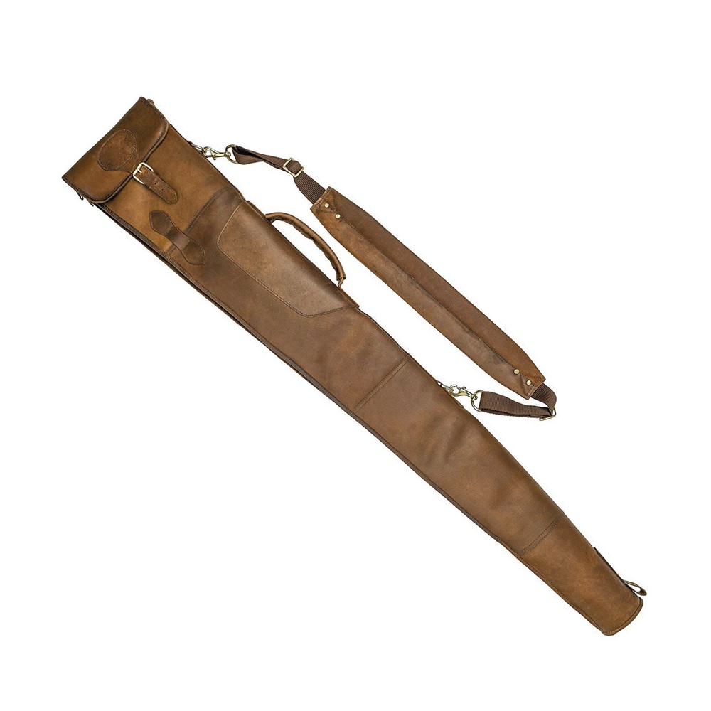 Blixen shotgun slip in Crazy Horse leather