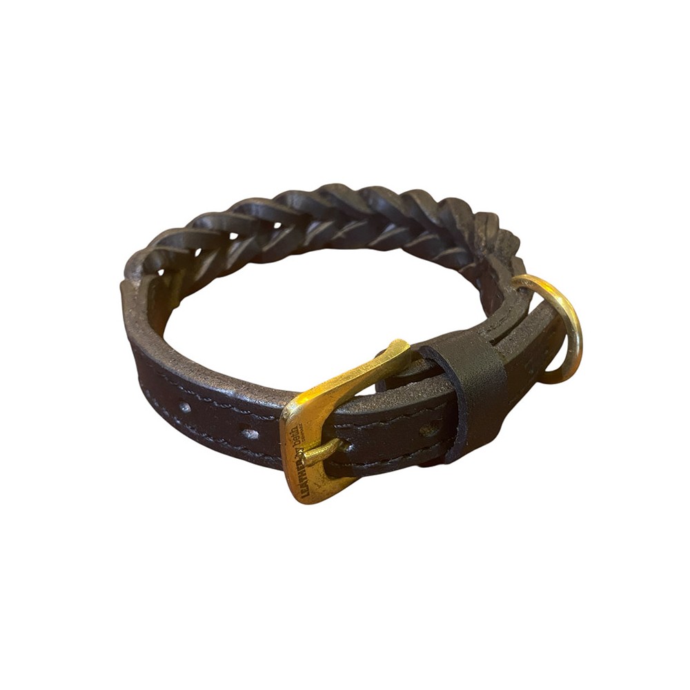 HUBERTUS Hundehalsband Schwarz, dänisches Design