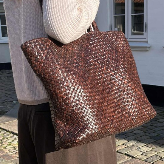 India leather shopper,...