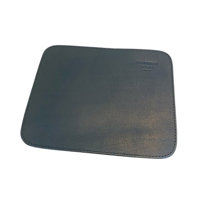 Mouse pad in full grain leather / H.C. Andersen 'swan'