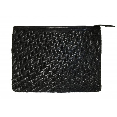 India Laptop-Cover, handgeflochten