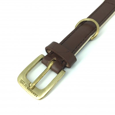 Citywalk dog collar cognac/créme, danish design