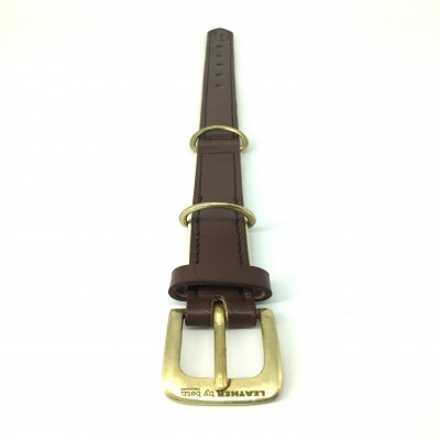Citywalk dog collar cognac/créme, danish design