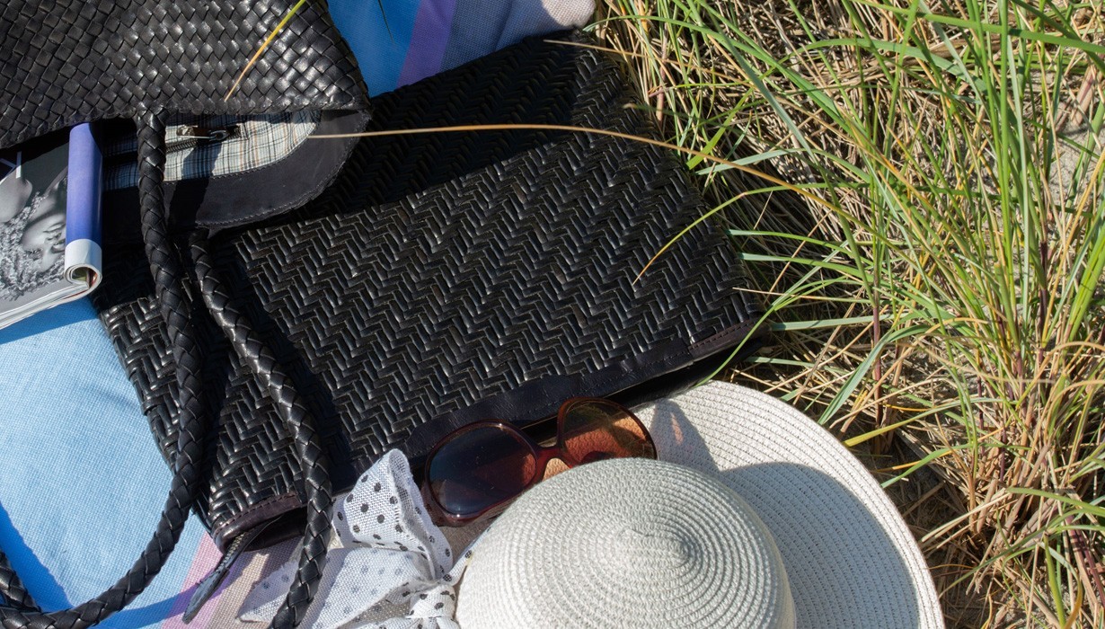Laptop cover læder - flettet eller hånddekoreret