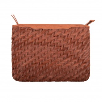 Laptop cover læder - flettet eller hånddekoreret